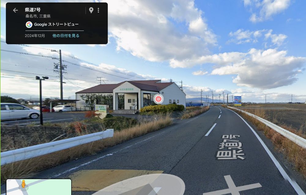 フクタ機工の建物を目印に進む
